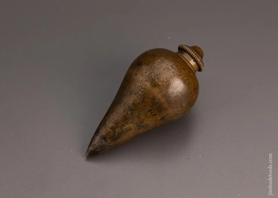 Pretty 4 Inch Brass Plumb Bob - 98189 1