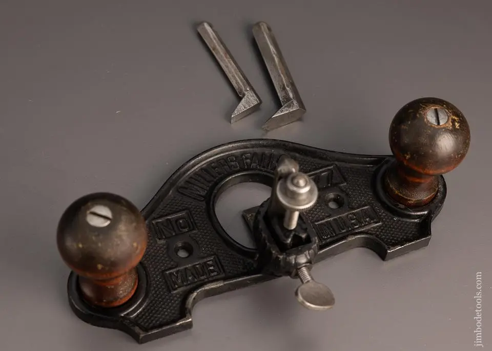 Extra Fine Millers Falls No. 77 Router Plane With All 3 Cutters - 98190 1