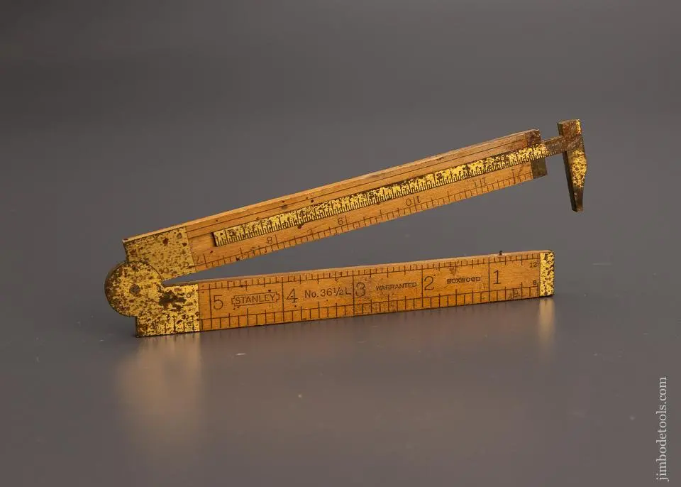 Fine Stanley No. 36 1/2 (Left) Caliper Rule - 98195 1