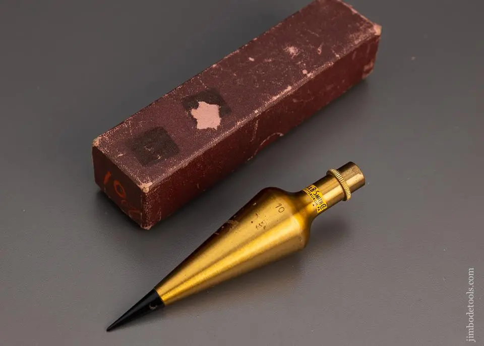 A.B. Smith Pittsburgh Plumb Bob Mint In Box 5 Inch - 98217 1