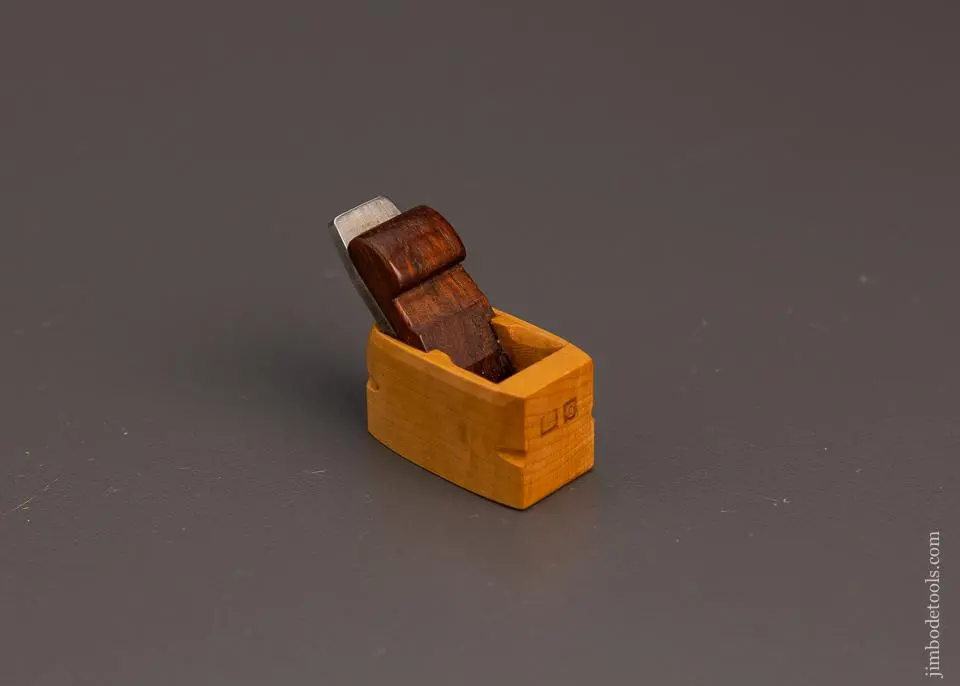 Miniature Boxwood Smooth Plane By B. Carpenter - 98230 1
