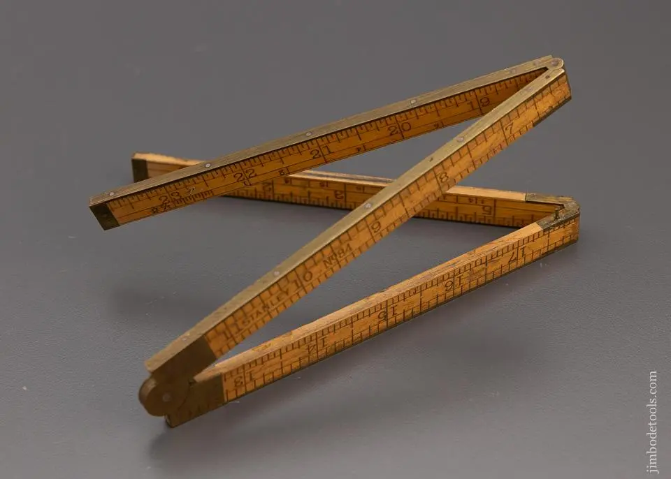 Good+ Stanley No. 84 Boxwood Folding Rule - 98246 1