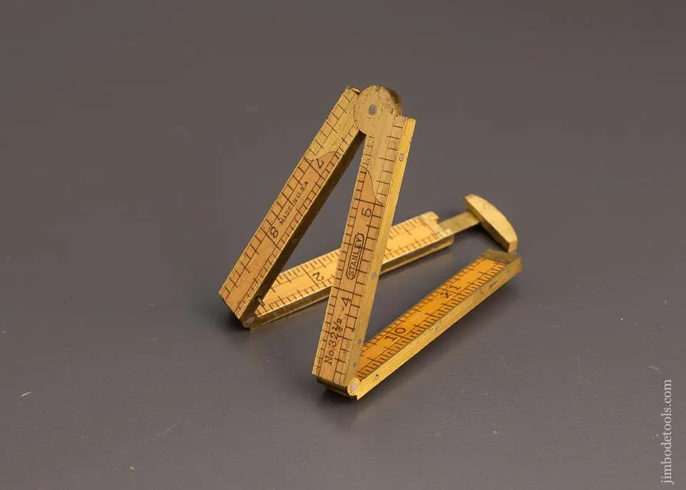 Mint Stanley No. 32 1/2 Boxwood Caliper Rule - 98260 1