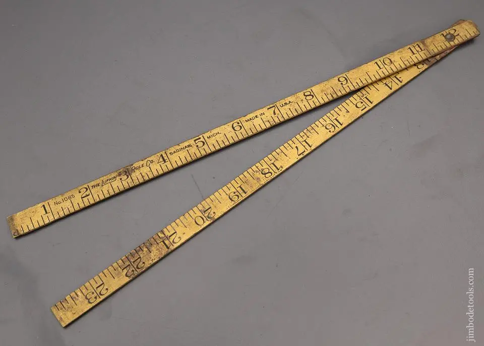 Minty Lufkin No. 1085 Brass Blacksmith’S Rule - 98287 1