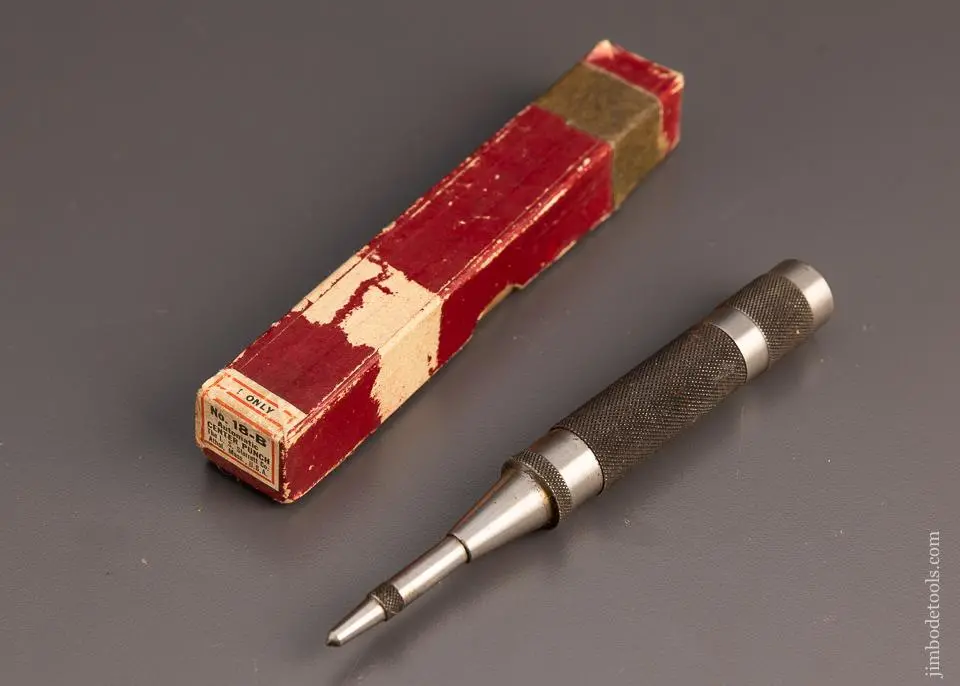 Starrett No. 18-B Automatic Center Punch Mint In Box - 98291 1