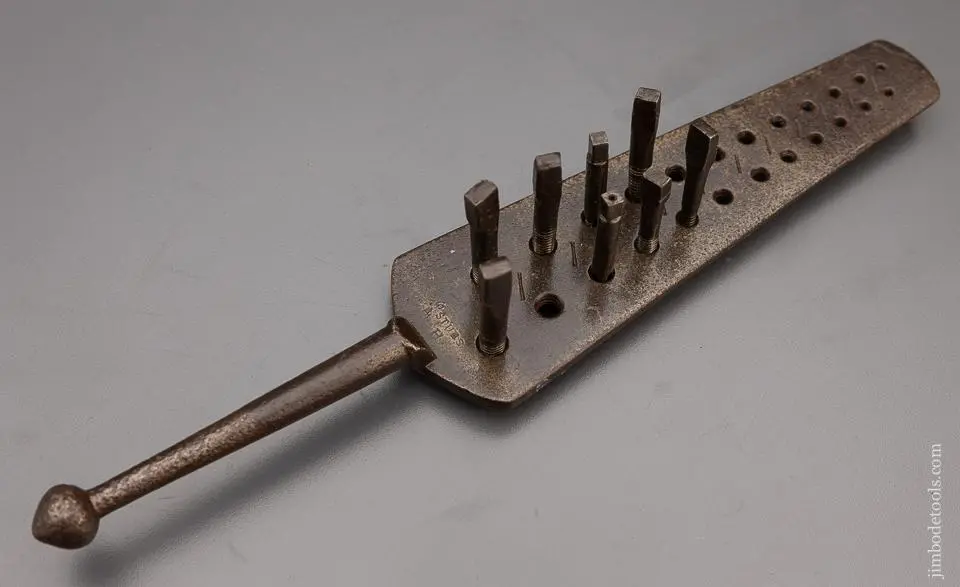 Stubbs Fancy Screw Plate With Taps 12 Inch - 98295 1