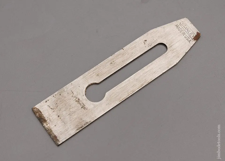 New Old Stock Plane Iron Stanley No. 1 Smooth Plane - 98298 1