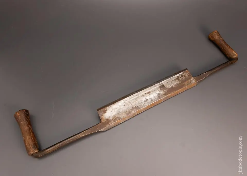 Fabulous L. I. & J. White 27 Inch Drawknife With 12 Inch Edge - 98302 1