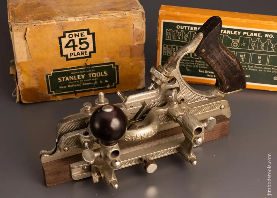 Stanley No. 45 Combination Plane 100% Complete In Original Box  - 98311 1