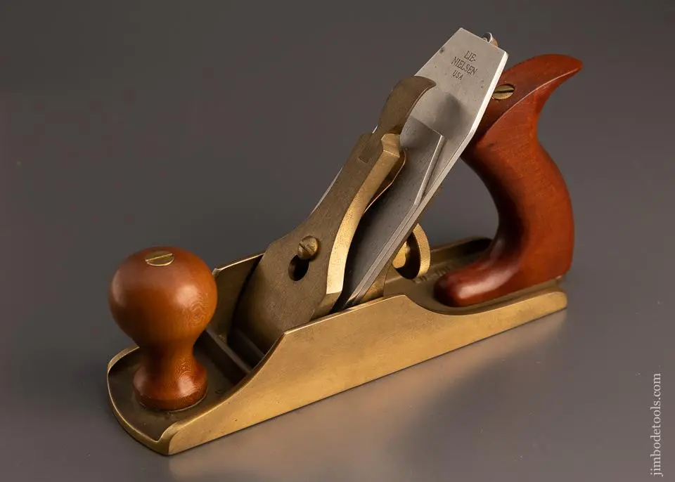 Lie Nielsen No. 4 Bronze Smooth Plane With 50° Frog Like New - 98352 1