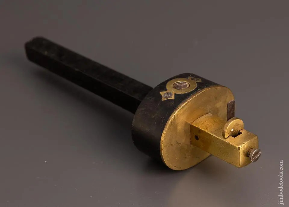 Fine Solid Ebony Slitting Gauge T. White Plymouth - 98374 1