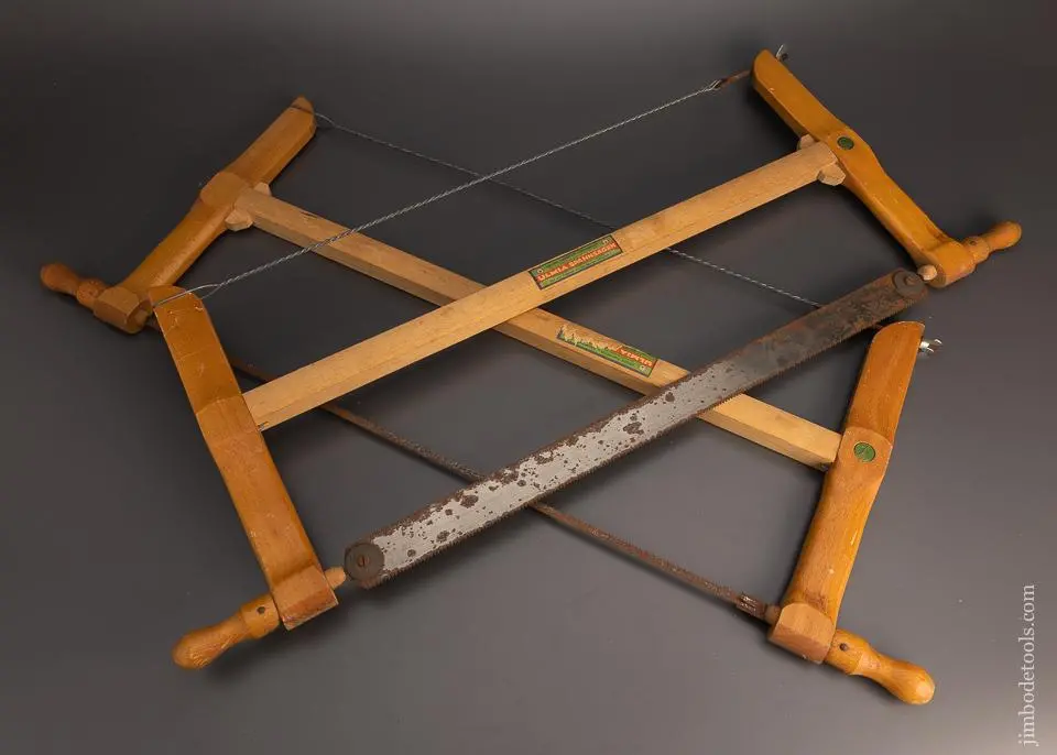 Pair Of Ulmia 245 Inch Framed Saws - 98386 1