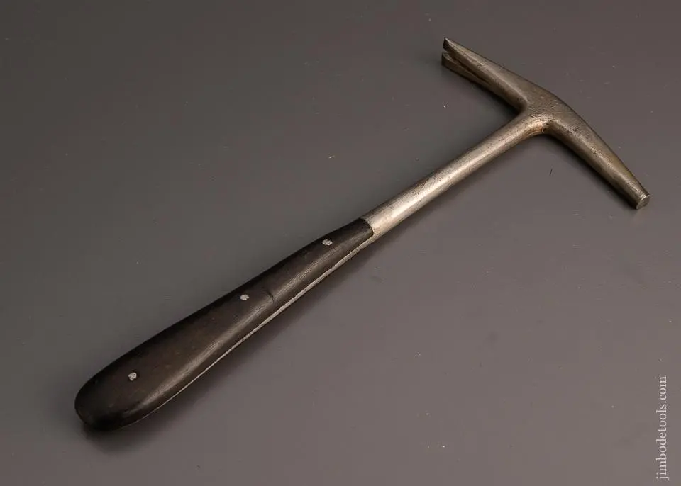 Fine Rosewood Handle Saddle Maker’S Hammer Unmarked - 98389 1