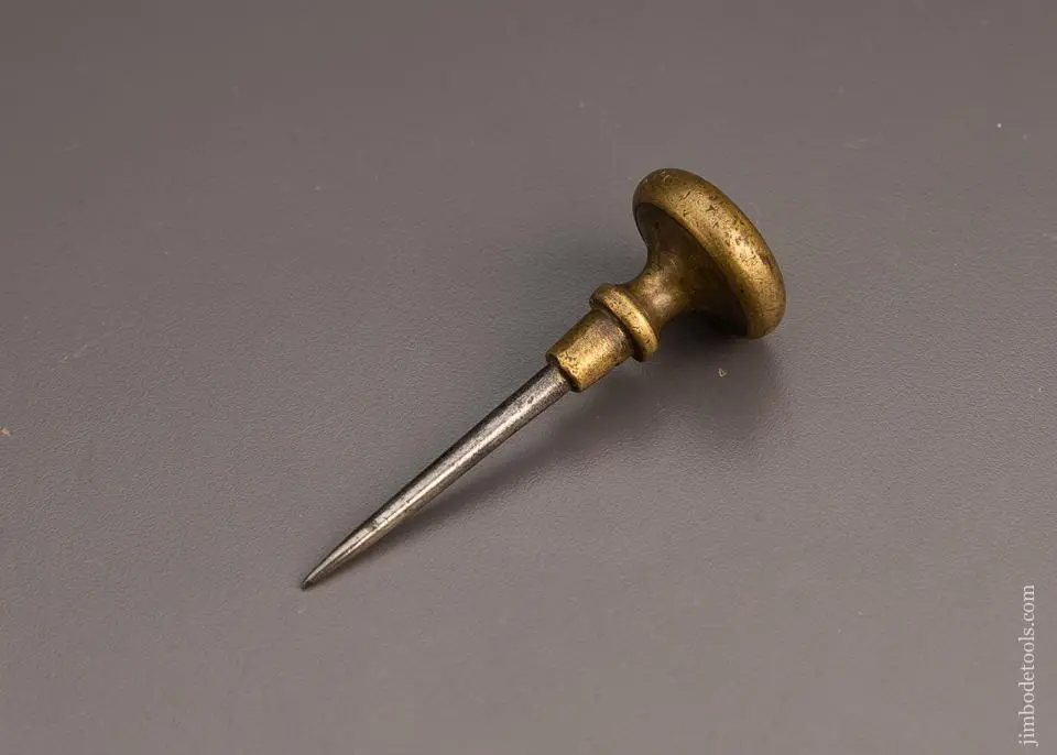 Magnificent Brass Handled Awl 3 Inch - Excelsior 98471 1