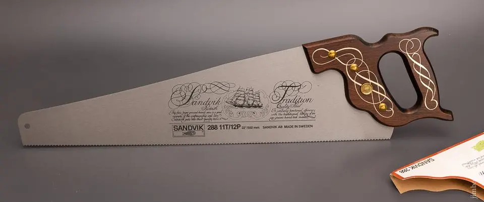 Dead Mint Sandvik No. 288 Hand Saw Original Sleeve - 98490 1