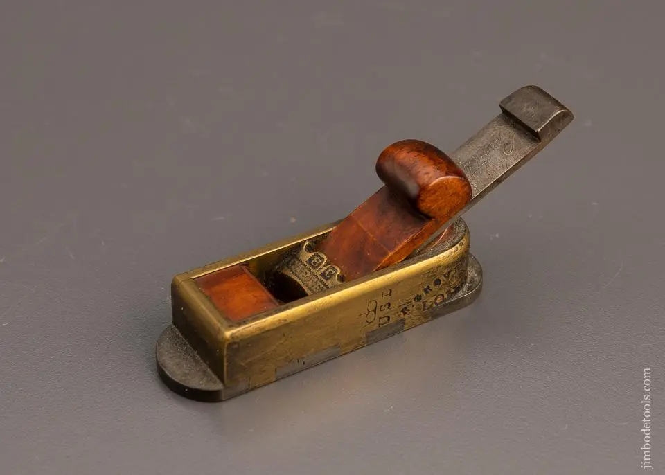 B.C. Carter Miniature Gunmetal Miter Plane - Excelsior 98507 - As Of June 6 1