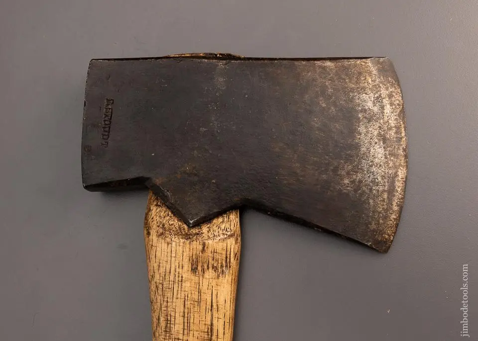 Fabulous Early Blacksmith Made Felling Axe By L. Stoudt Berks Co. P.A. - 98541 1