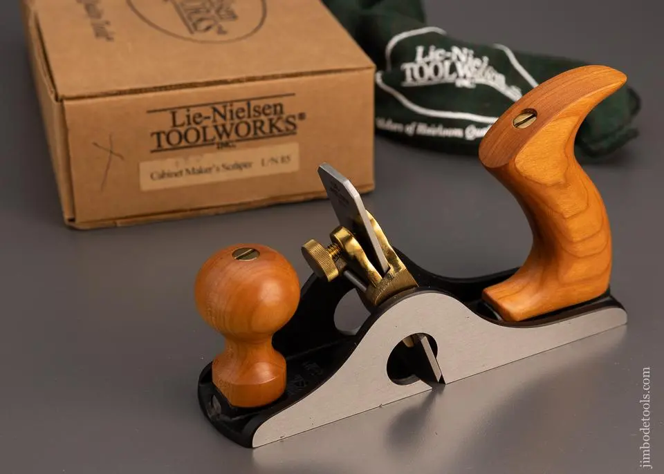 Discontinued Lie Nielsen No. 85 Tilt Handle Scraper Plane Mint In Box - 98582 1