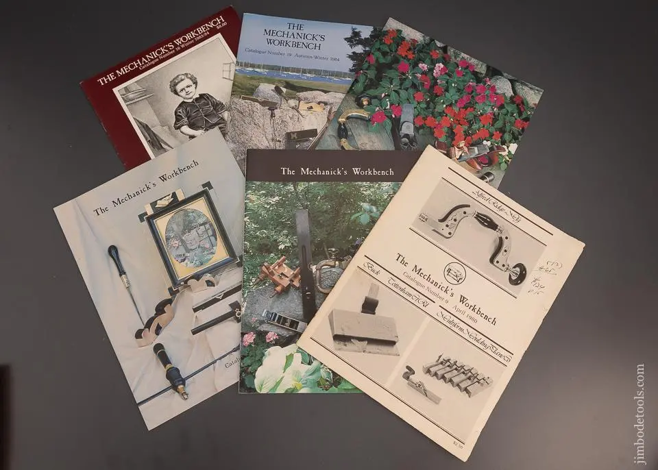 Books: Lot Of 6 “The Mechanick’S Workbench” Catalogue Reprints- 98603 1