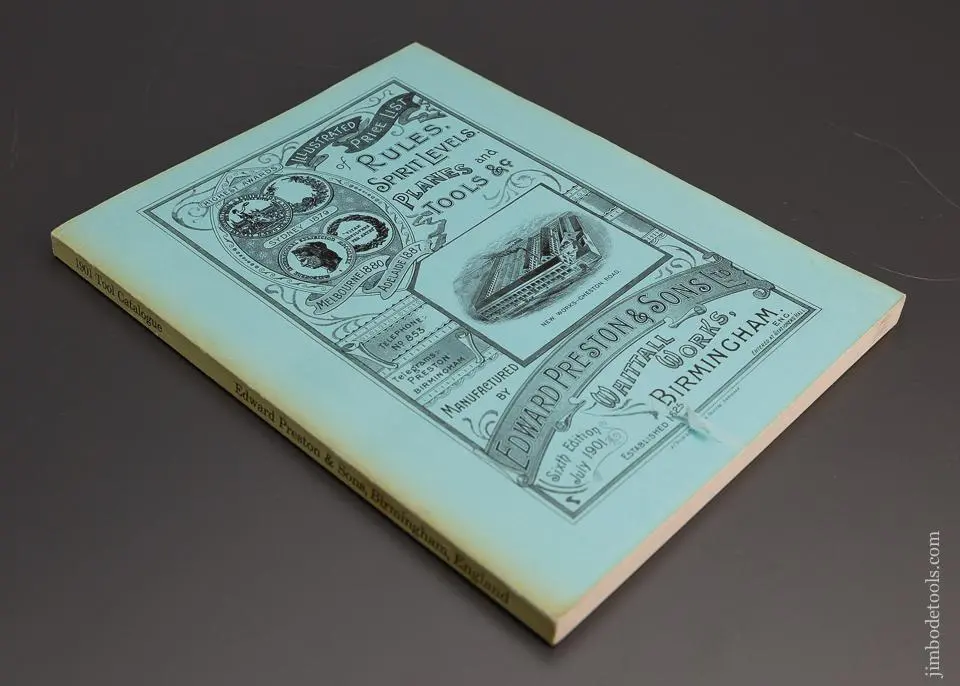 Reprint: Edward Preston & Sons Price List  Of Rules, Levels, Etc. - 98607 1