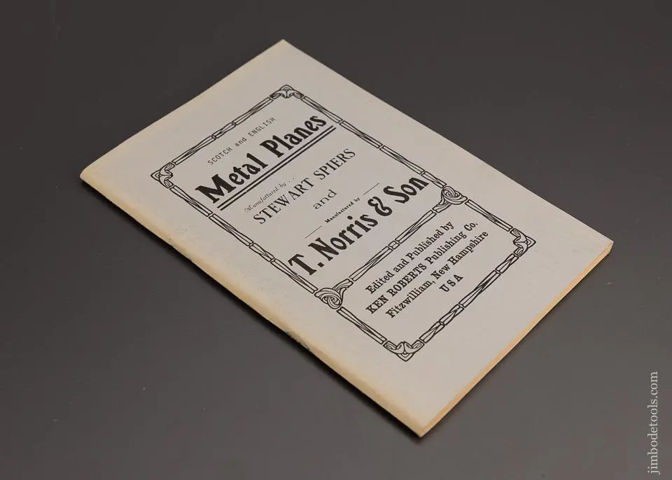 Reprint: Scotch And Metal Planes Spiers And Norris & Son - 98619 1