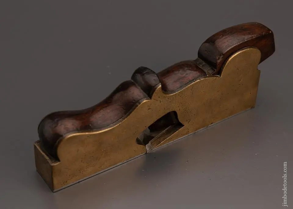 Spectacular Rosewood And Gunmetal Shoulder Plane - 98632 1