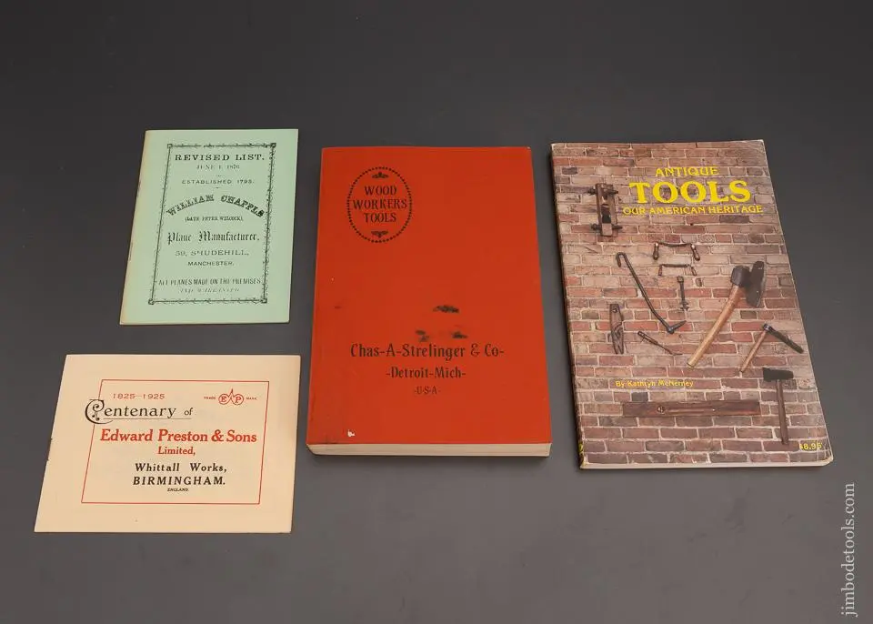Books: 4 Tool Related Reprints & Books - 98640 1