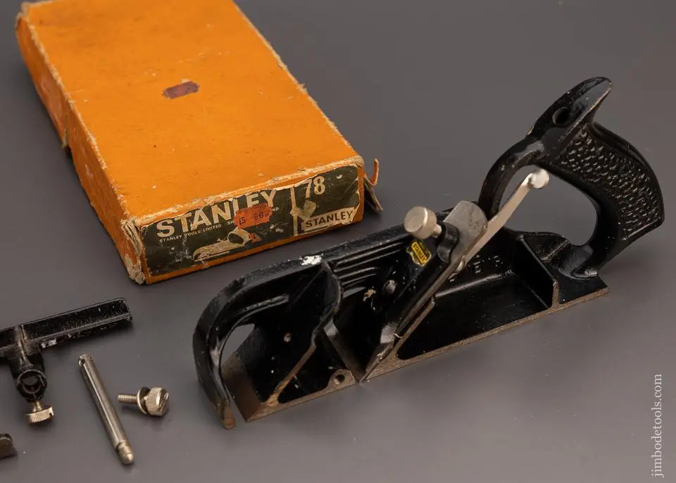 Stanley No. 78 Duplex, Rabbet, And Filletster Plane 100% Complete In Original Box - 98690 1
