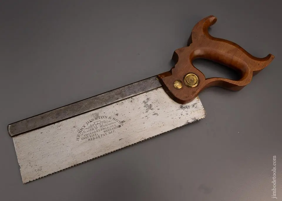 Near Mint Disston No. 4 Carcass Saw - 98693 1