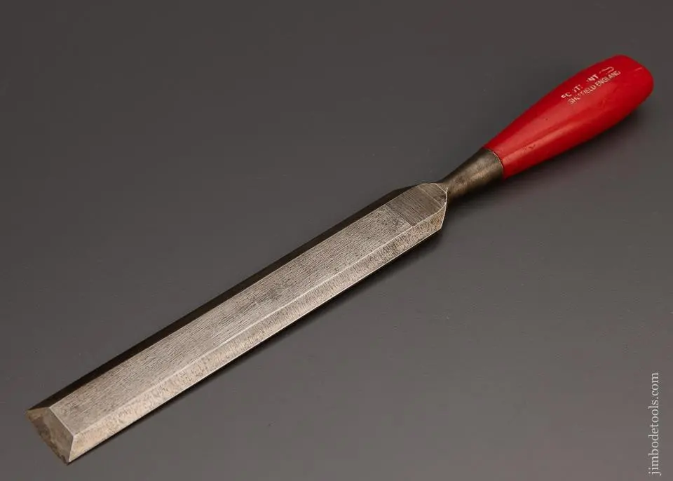 Long, Thin Bevel Edge Paring Chisel By Footprint 1 3/8 Inch - 98721 1