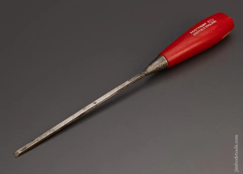 Long, Thin Bevel Edge Paring Chisel By Footprint 1/4 Inch - 98722 1