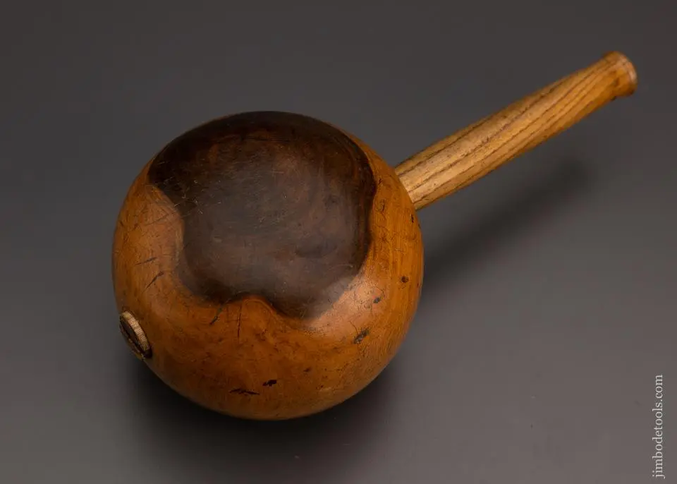 Stunning Lignum Vitae Saddle Maker’S Mallet - 98758 1