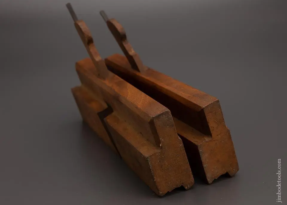 Fine Matched Pair Of Sash Planes By H.A. Hobday Tool Merchant Chatham - 98764 1