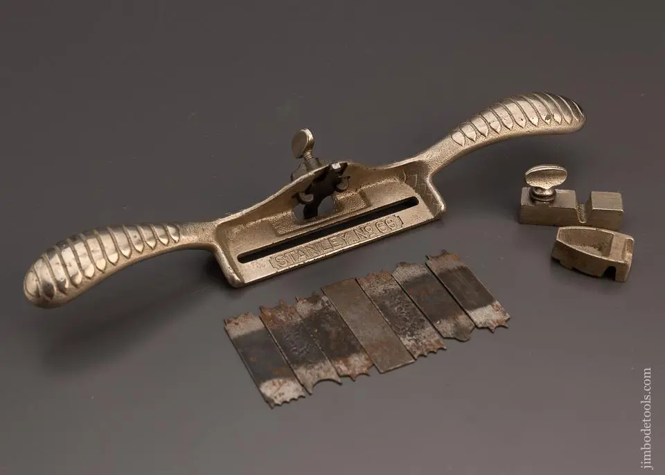 Very Fine Stanley No. 66 Hand Beader With Both Fences And All 8 Cutters - 98767 1