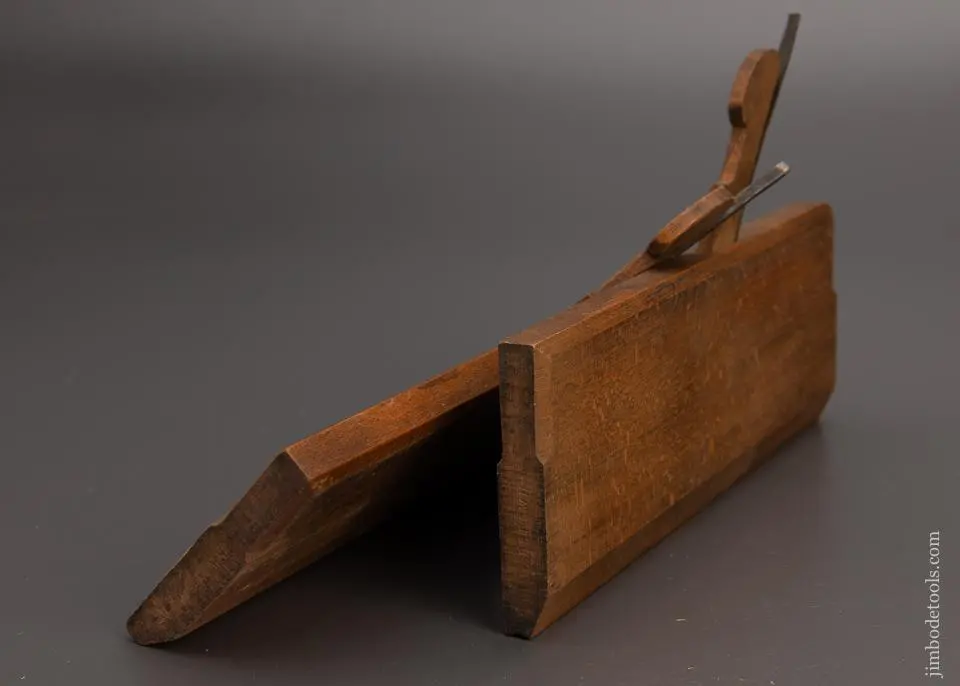 Crisp Skewed Pair Of Hollow & Round Planes By H.A. Hobday Tool Merchant Chatham - 98770 1