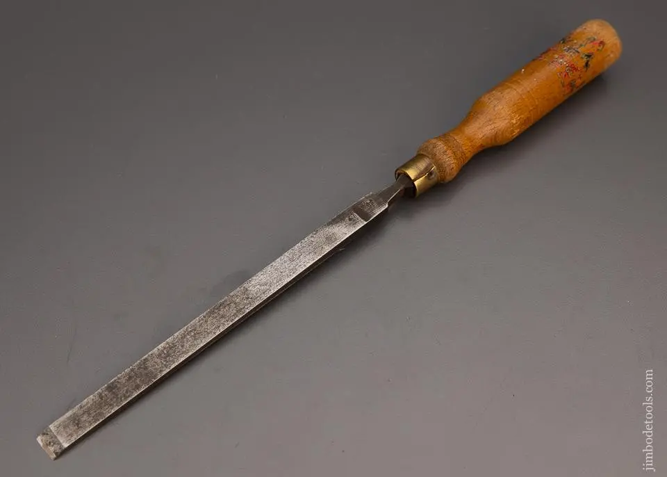 Long, Thin Square Edge Paring Chisel 1/2 Inch By Hale Bros. - 98787 1