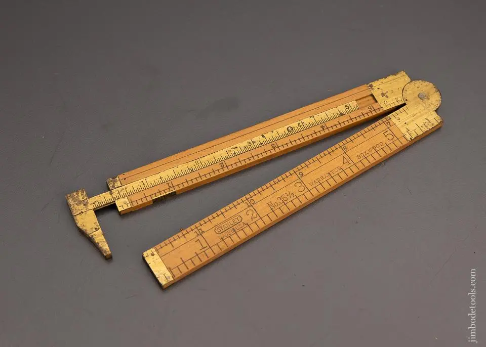 Stanley No. 36 1/2 Boxwood Caliper Rule - 98967 1