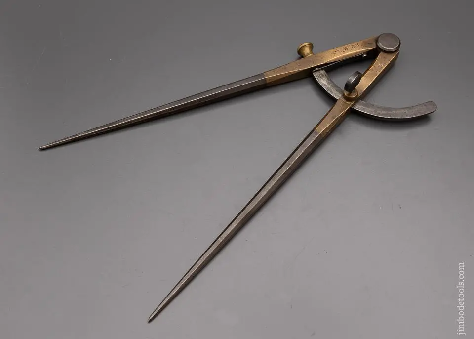 Remarkable Brass & Steel 14 Inch Dividers - Excelsior 97939 1