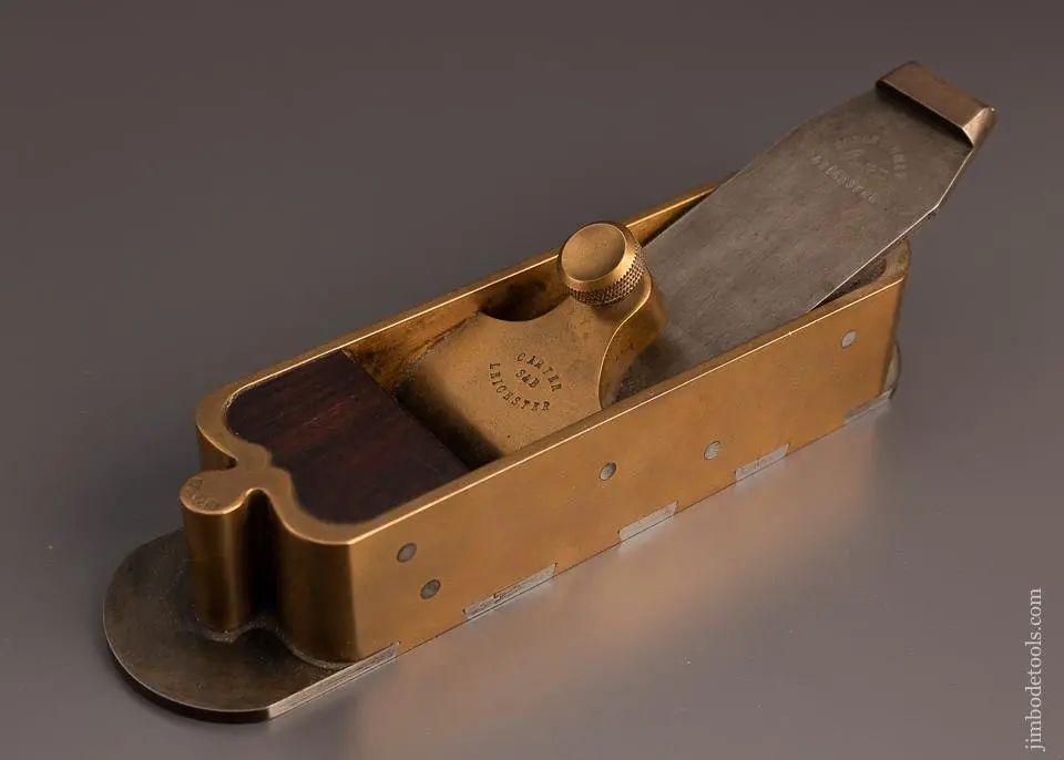 Stunning 10 Inch Gunmetal Miter Plane By Sarah & Billy Carter - Excelsior 98134 - As Of May 23 1