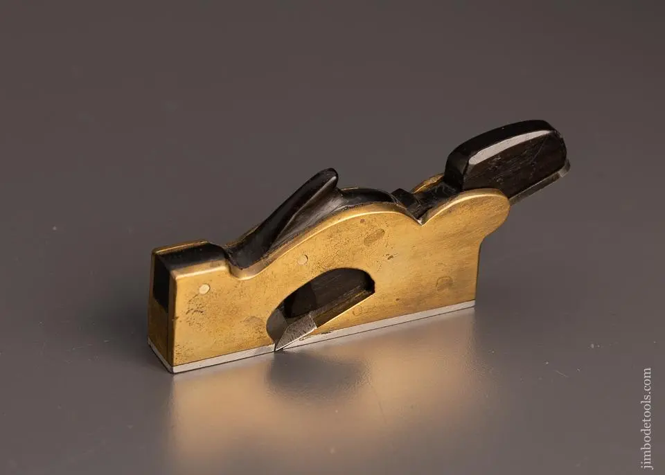 Cute Gunmetal & Ebony Infill Shoulder Plane - Excelsior 98144 1