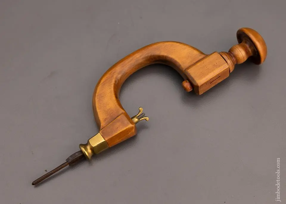 Solid Boxwood Miniature Brace With Spring Pad By D. Brookshaw - Excelsior 98145 1