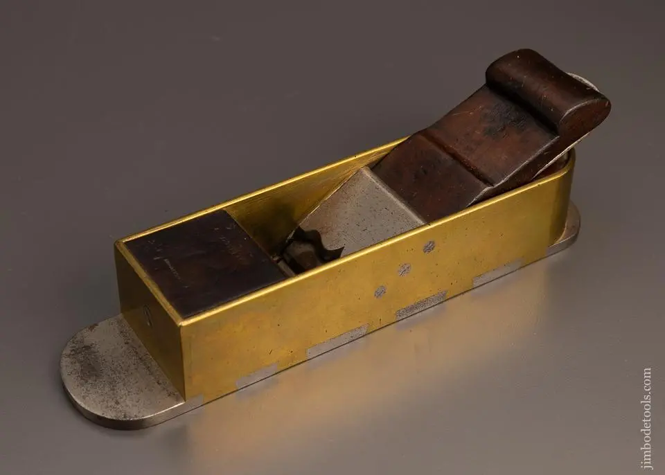 Extra Fine Moseley London Gunmetal Dovetail Miter Plane - Excelsior 98148 - As Of June 2 1