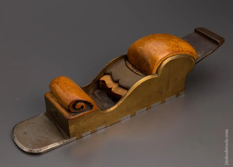 Gorgeous Gunmetal & Boxwood Miter Plane Large Size * Excelsior 98149 1