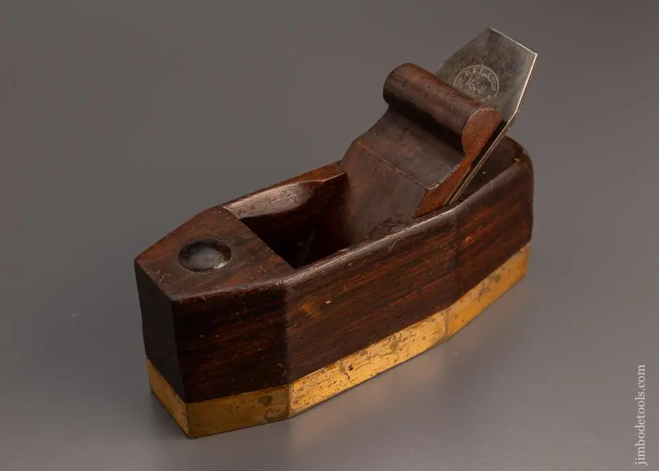 Beautiful Rosewood And Gunmetal Infill Plane - Excelsior 98316 1