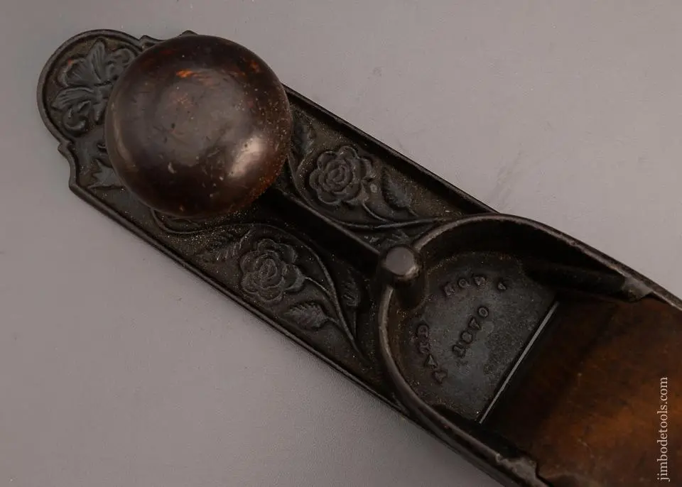 Fantastic! Morris Patent November 8, 1870 Jointer Plane Extra Fine - Excelsior 98576 - As Of June 8 2