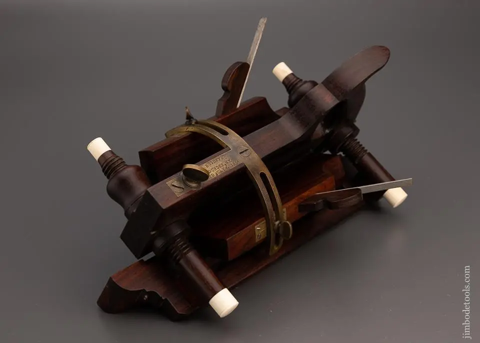 Spectacular Rosewood M.B. Tidey Double Beveling Plane By Jim Leamy - Excelsior 98891 - As Of June 20 1