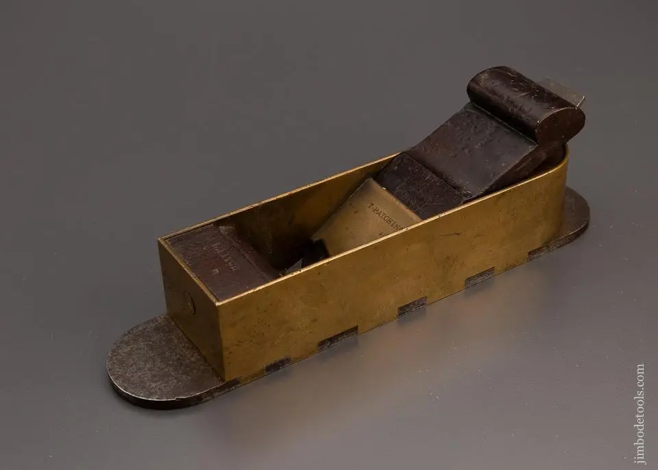 Lovely Gunmetal Dovetail Miter Plane - Excelsior 98911 - As Of June 17 1